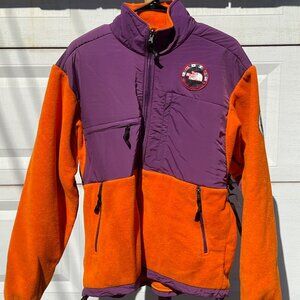The North Face 1990 Orange and Purple Trans-Antarctic Denali Fleece Jacket